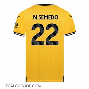 Wolves Nelson Semedo #22 Prima Maglia 2023-24 Manica Corta